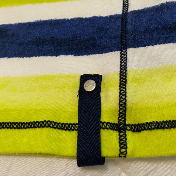 Ralph Lauren - Ladies Navy and green striped top - L - Picture 4 of 7